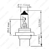 Picture of 1PC H7 100W 12V Super White Fog Lights Halogen Bulb Car Headlights Lamp Car Light Source Parking 5000K