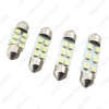Picture of 1PC Super White 31mm/36mm/39mm/41mm 1210/3528 6SMD Car Auto Festoon Dome LED Light Bulbs