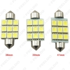Picture of White 36mm 39mm 41mm 9SMD 5050 Car LED lights Festoon Dome LED bulbs Reading LED Light 12V