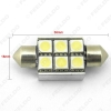 Picture of 1pc White 31mm 39mm No Error Canbus 6-LED 5050SMD Car Reading Light Festoon Dome LED Light Bulbs
