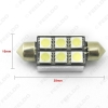 Picture of 1pc White 31mm 39mm No Error Canbus 6-LED 5050SMD Car Reading Light Festoon Dome LED Light Bulbs
