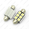 Picture of 1pc White 31mm 39mm No Error Canbus 6-LED 5050SMD Car Reading Light Festoon Dome LED Light Bulbs
