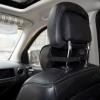 Picture of 30+ Logos Black PU Carbon Fiber Texture Embroidery Car Seat Headrest Neck Cushion Pillows For Mix Order