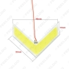 Picture of 1pc Auto COB 18SMD 18LED Arrows Lamp Indicator Safe led Panels Car Side Mirror Turn Signal Light 7-Color