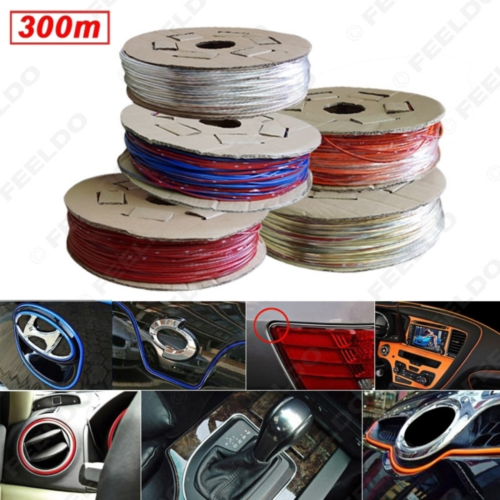 Picture of 300 Meters/Roll DIY Car/Auto Decoration Dream Moulding Trim Strip Line 6-Colors