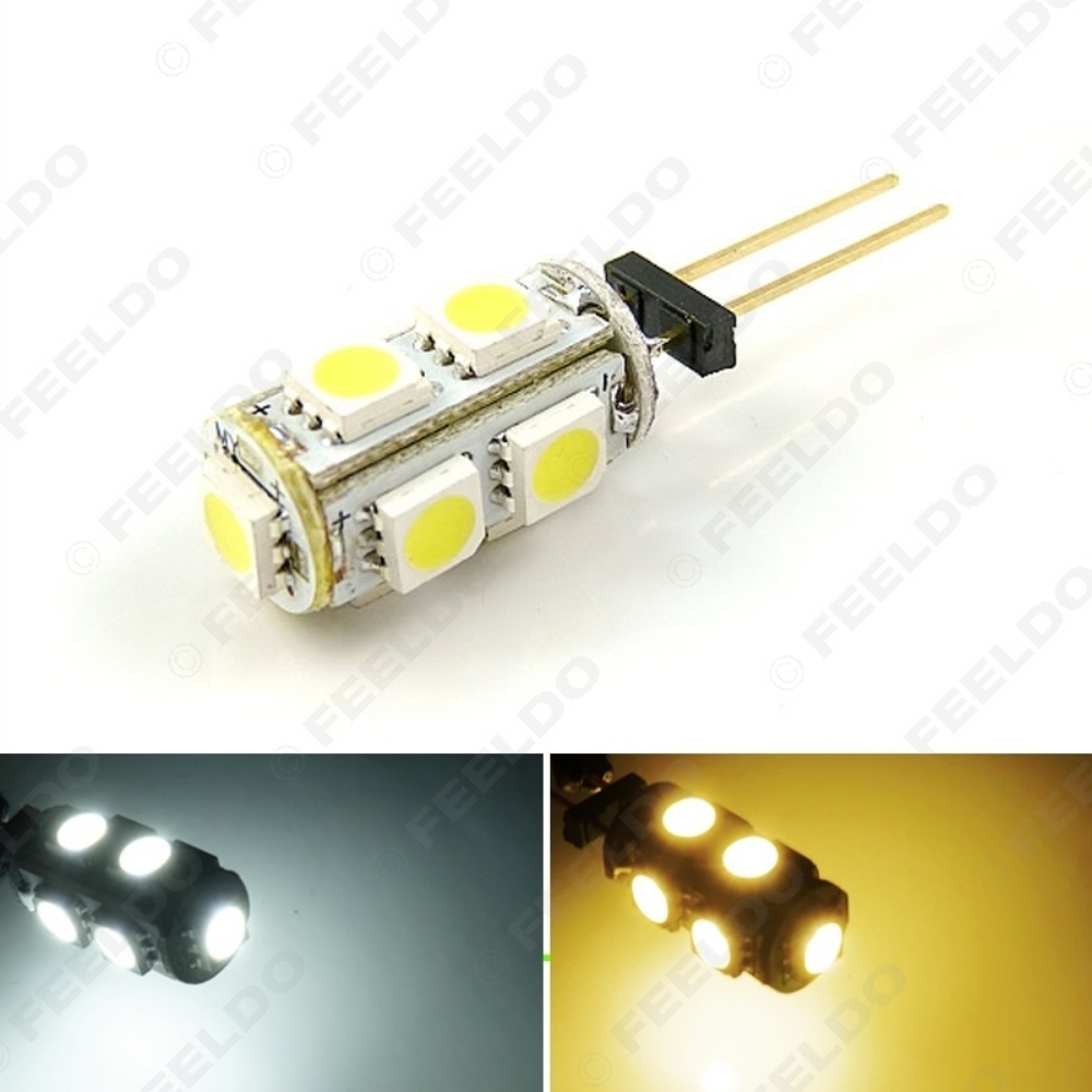 Picture of 1PC White  Car Home Boat G4 5050 9LED Reading LED Light Cabinet Bright Intensity Light