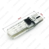 Picture of 2pcs Remote Control Car T10 5050 6LED RGB Clearance LED Light Silica Gel Reading Light Bulb Interior Lamps