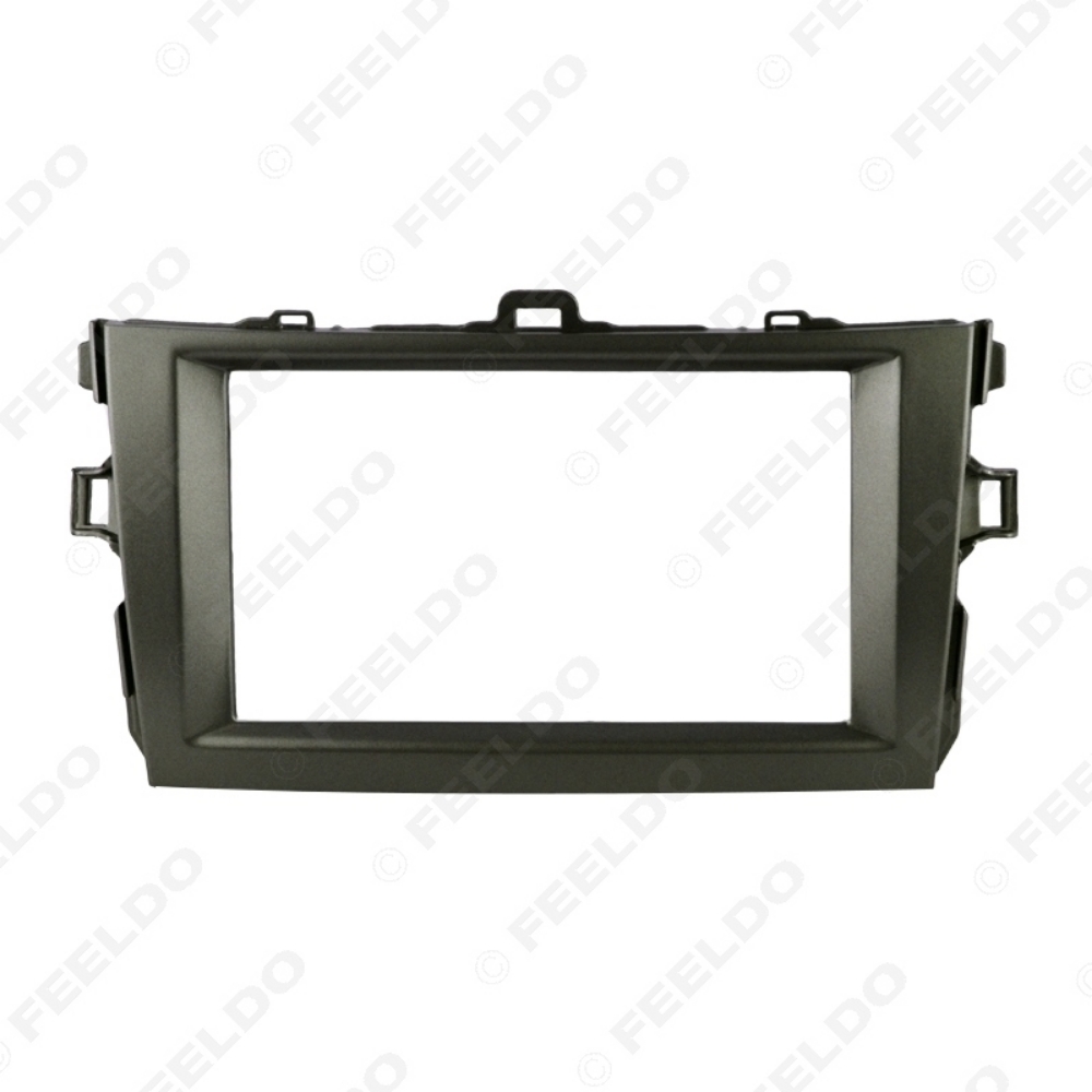Picture of Grey Car Refitting 2DIN Radio Stereo DVD Frame Fascia Dash Panel Installation Kits For Toyota Corolla(08~10)