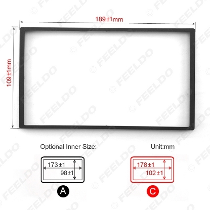 Picture of Car DVD/CD Radio Stereo Fascia Panel Frame Adaptor Fitting Kit For Honda FIT(Jazz)