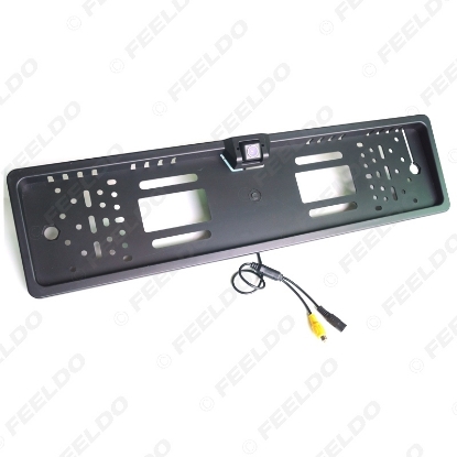 Picture of Auto Special European License Plate Mount Rear View Camera with Guide Lines Backup Camera