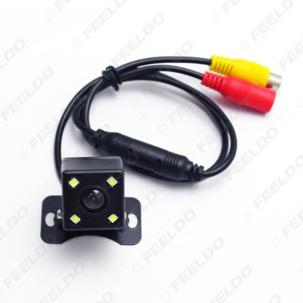Picture of Universal Car Rear View 4-LED Night Vision Car Reversing Backup Camera DC12V