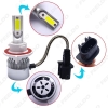 Picture of All In One H13 Hi-Lo Beam Car LED Headlight 2-COB 6500K 72W 7600LM LED Bulb Foglight Headlamp