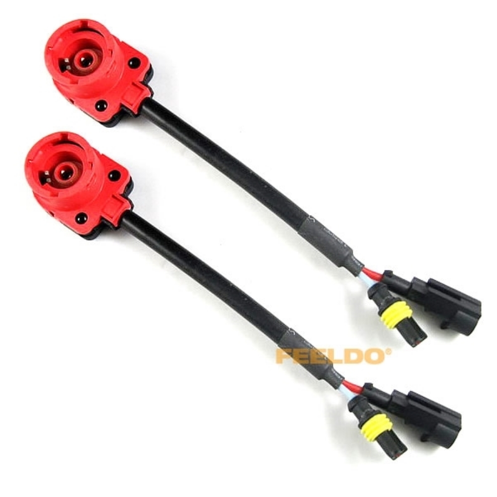 Picture of 1Pc HID Xenon Bulb D2S/D2R/D2C Wiring Harness Socket Adapters (#2080)