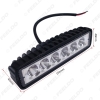Picture of Waterproof White Car 18W Bar 6LED Daytime Running Light DRL Fog Lamp Light Work Light Off Road Floodlight