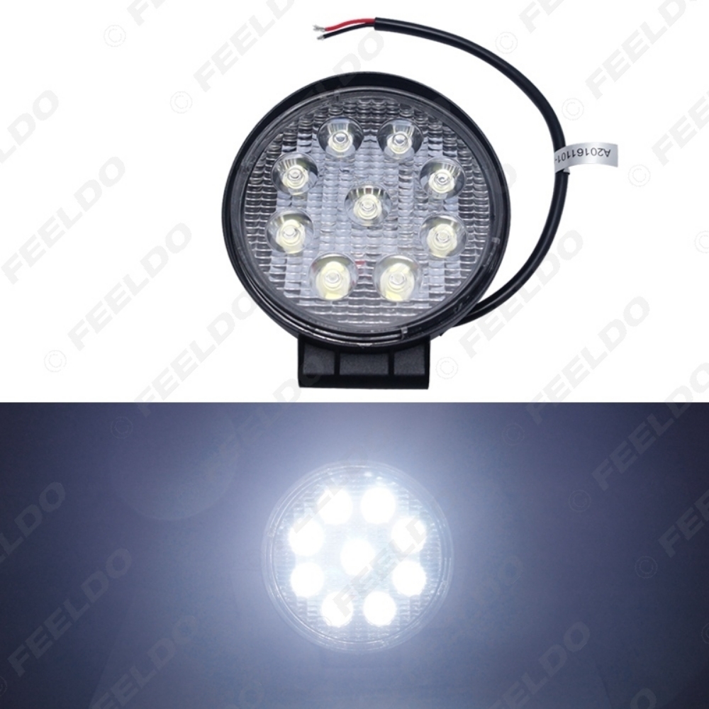 Picture of 27W 4 Inch LED Work Light for Car Motorcycle Driving Offroad Boat Truck Flood/Spot Beam DC12V-24V Headlight