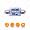 Picture of 1pcs DC9V-16V 36mm/39mm 6000~6500K White 6-2016SMD Festoon LED Light Bulb CANbus/Electrodeless/Constant Current