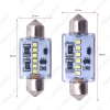 Picture of 1pcs DC9V-16V 36mm/39mm 6000~6500K White 6-2016SMD Festoon LED Light Bulb CANbus/Electrodeless/Constant Current