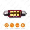 Picture of 1pcs DC12V~14.5V 36mm 6000~6500K White 12SMD 4014 Festoon LED Light Bulb With CANbus/Electrodeless/Constant Current