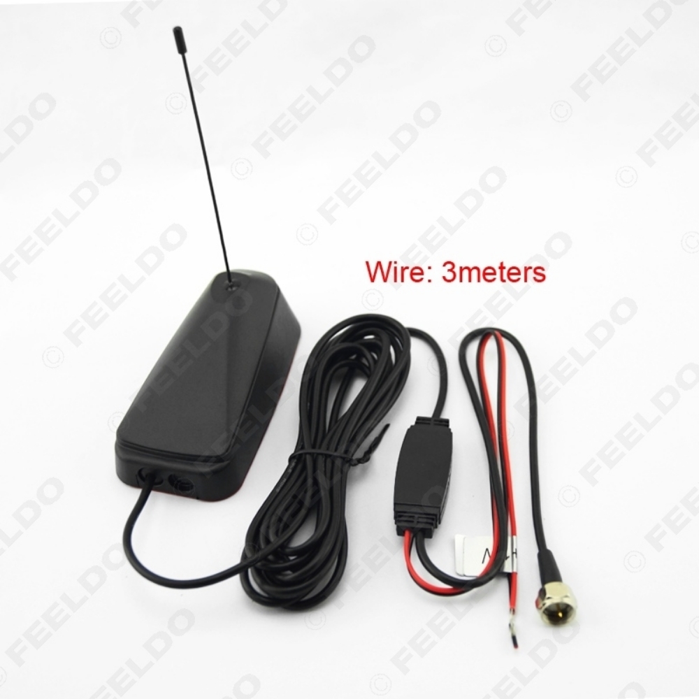 Picture of Car F Connector Active Digital Aerial TV Antenna With Amplifier