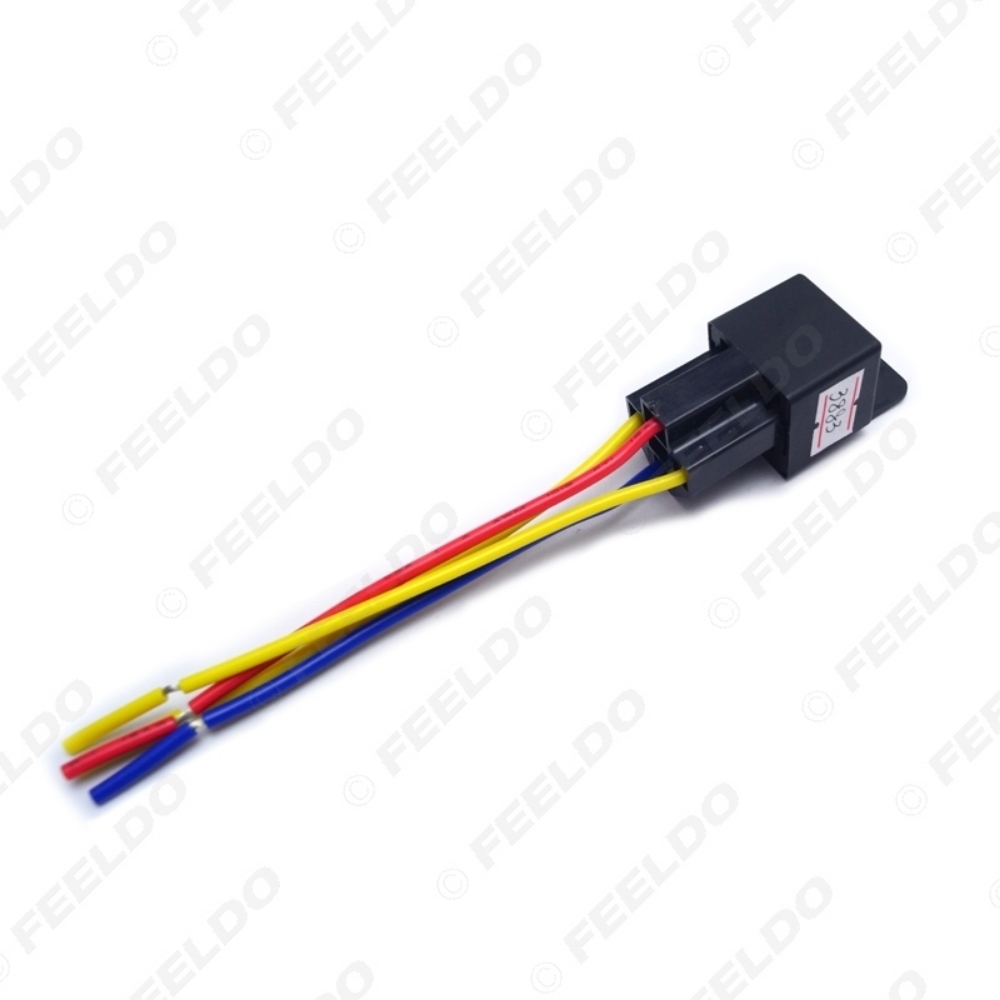 Picture of Car Automotive -pin 12VDC 40/30A Constant-Closed Relay Controller With Wire Harness Adapter
