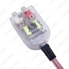 Picture of Auto Line Out Converter Audio Sound Subwoofer Amplifier styling Car Speaker to RCA Level Adaptor High to Low Sockets