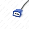 Picture of H1/h3 female ceramic Heat Resistance Headlight Wiring Harness lamp holder socket CONNECTOR TER BULB