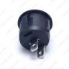 Picture of 2-Pin 23mm Diameter Round Button 6A/250V 10A/125V AC Car/Auto/Boat Rocker SPST Switch ON/OFF