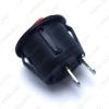 Picture of 2-Pin 23mm Diameter Round Button 6A/250V 10A/125V AC Car/Auto/Boat Rocker SPST Switch ON/OFF