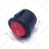 Picture of 2-Pin 23mm Diameter Round Button 6A/250V 10A/125V AC Car/Auto/Boat Rocker SPST Switch ON/OFF