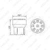 Picture of 1pcs White 12V T20 7440 9SMD 1210 Chip Car Auto Tail Turn Signal Brake LED Lights Bulb Lamp
