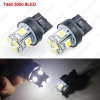 Picture of White T20 7440 5050 8smd Car Auto Turn Signal Backup Stop LED light Headlight DC12V