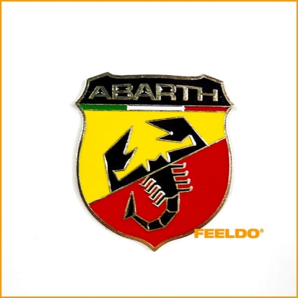 Picture of Brand New Metal 3D Badge Emblem Sticker Decal for Fiat Abarth 124/125/125/500