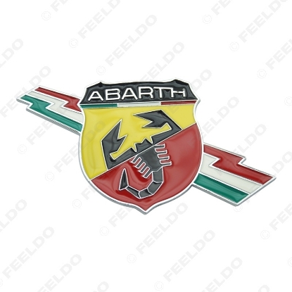 Picture of 1pcs New Metal 3D Decal Badge Emblem Sticker for Fiat Abarth Larger