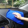 Picture of 30x70cm Blue Soft Towel Car Cleaning Microfiber Absorbent Towel Clean Wax Valeted