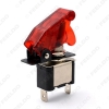 Picture of 5x Red Car Motorcycel Cover LED SPST Toggle Rocker Switch Control 12V 20A On Off