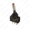 Picture of 10x 12V 20A Car Vehicle Auto Red LED Light Toggle Rocker Switch 3Pin SPST ON/OFF