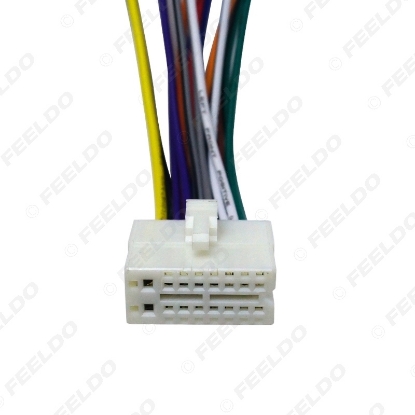 Picture of Car Radio Stereo 16pin Wire Harness Male Plug Cable Connector Adapter For Mitsubishi Galant Clarion