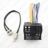 Picture of Car Stereo Head Unit Wiring Harness With FAKRA Y Spliter(1Jack To 2Plug) For Audi/BWM/Volkswagen/Mini/Dodge Factory OEM Radio