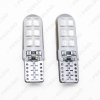 Picture of 1pcs Car T10 194 168 W5W 2835 Chip 12SMD Silica Car LED Door License LED Light Bulb Wedge Light 7 colors