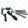 Picture of 4pcs/set Car Blutooth APP Intelligent Control Decorative LED Atmosphere Neon Light RGB Car Interior Footwell Light