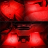 Picture of 4pcs/set Car Blutooth APP Intelligent Control Decorative LED Atmosphere Neon Light RGB Car Interior Footwell Light