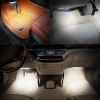 Picture of 4pcs/set Car Blutooth APP Intelligent Control Decorative LED Atmosphere Neon Light RGB Car Interior Footwell Light