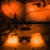 Picture of 4pcs/set Car Blutooth APP Intelligent Control Decorative LED Atmosphere Neon Light RGB Car Interior Footwell Light