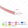 Picture of 1Set Car 60CM*14MM Electroluminescent Tape EL Wire Cold Light Strip Car Ambient Light DC12V 10 Colors