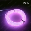 Picture of 8 colors 5m Flexible EL Neon Glow Lighting Rope Strip+Charger for Car Decoration