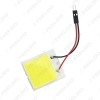 Picture of 1Set White Car COB 48SMD 40x35mm T10 BA9S Festoon Dome Panel Light Car Panel LED Reading Light