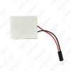 Picture of 1Set White Car COB 48SMD 40x35mm T10 BA9S Festoon Dome Panel Light Car Panel LED Reading Light