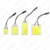 Picture of 1Set White Car COB 48SMD 40x35mm T10 BA9S Festoon Dome Panel Light Car Panel LED Reading Light