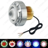 Picture of Motorcycle Car Hi/Lo Beam Projector Lens Headlight with Double Angel Eyes Demon Eye LED Fog Light