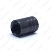 Picture of Black Car Universal Chrome Zinc Alloy Tire Valve Cap For Wholesale Mixed Logos Order
